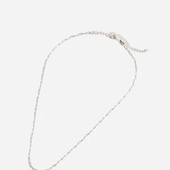 Demi-Fine Paperclip Chain Necklace - Picture 2 of 3